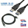 USB 2.0 Şeffaf 5 Mt Yazıcı Kablosu  