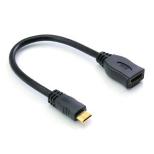 Mini Hdmi to Hdmi Kablo Çevirici Tablet SLR Kamera Projeksiyon