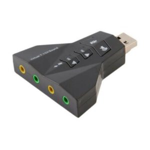 7.1 Usb Ses Karti 7 Kanal Destekli̇ Kablolu Çi̇ft Audio Çevi̇ri̇ci̇ Dönüştürücü Hari̇ci Mi̇krofonlu