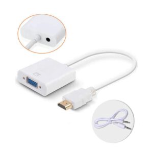 Hdmi to Vga Ses Çıkışlı Kablo Çevirici Dönüştürücü Adaptör
