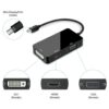 Mini DisplayPort to Hdmi Dvi Vga Çevirici Kablo Macbook Görüntü