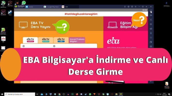 Bilgisayara EBA nasıl yüklenir ?  