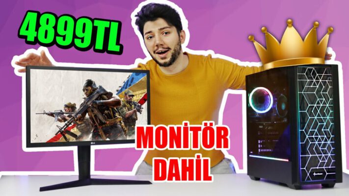 Monitör Dahil En İyi Toplama Oyun Bilgisayarı  