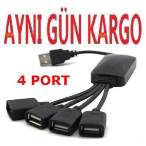 4 PORT USB ÇOĞALTICI ÇOKLAYICI HUB USB 2.0  SWITCH ÇOKLAMA