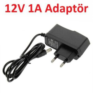 12V 1A Adaptör-12 Volt 1 Aamper Led-Modem-Mini Uydu Adaptörü