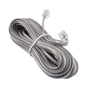 Telefon Kablosu 10 Metre Jacklı RJ11 Köken Kablo Adsl Modem Kablo