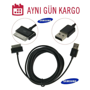Samsung Galaxy Tab Usb Sarj Data Kablosu Sarz Bağlantı