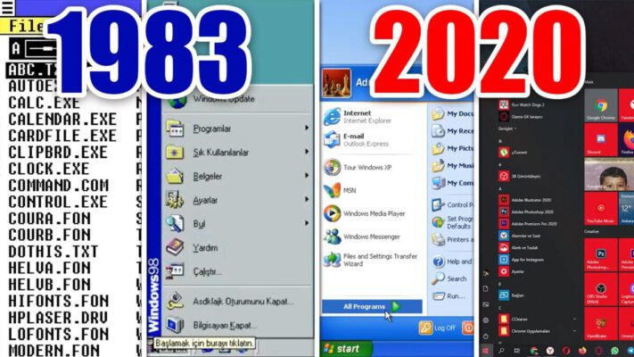 Windows sürümleri nelerdir ?  