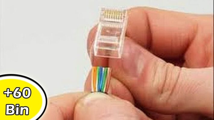 RJ45 Ethernet Kablo Bağlantısı - Ağ Kablosu Yapımı - Uç Basma  
