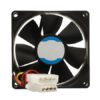 8cm Kasa Fanı Siyah 80*80*25mm Kasa Soğutucu Fan Sessiz