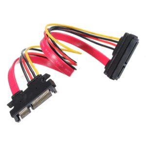 Sata Uzatma Kablosu 15+7 22 Pin Erkek-Dişi