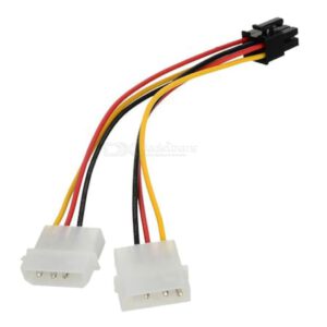 6 pin Ekran kartı güç kablosu 6 Pin PCIe kablo