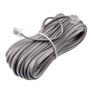 Telefon Kablosu 5 Metre Jacklı RJ11 Köken Kablo Adsl Modem Kablo