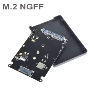 M.2 NGFF to 2.5 inç SATA HDD Harddisk Kutusu - Siyah