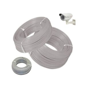 100 metre Cctv Kablo , Güvenlik Kamera Kablosu 2+1 0.22mm 100m