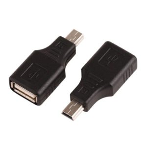 5 pin Mini USB Erkek to USB Dişi Adaptör - Mini Usb OTG
