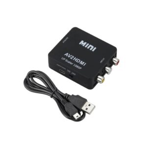 Scart RCA Lale Tos to Hdmi Çevirici Dönüştürücü Converter Full HD Scart Hdmi