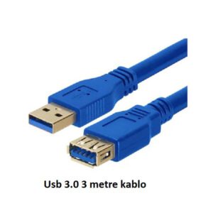 USB 3.0 Uzatma Kablosu Erkek Dişi Harddisk HDD Kablo 3 Metre