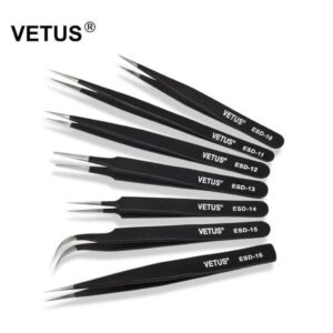 7 Çeşit Elektronikçi Paslanmaz Çelik Cımbız Seti Hassas Elektronik Antistatik