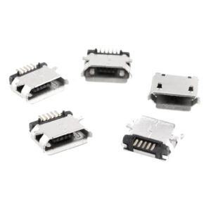 Micro Mikro USB 5 Pin B Tipi Dişi Şase Konnektör - 2 adet