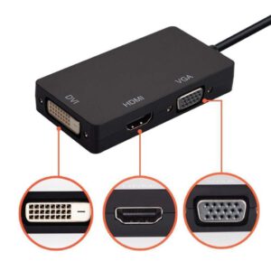 Displayport to Hdmi Vga Dvi Çevirici DP Dönüştürücü