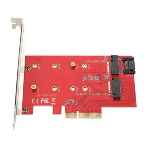 NGFF M.2 B+M Key SSD to PCI-E PCI Express Kart 4X Çevirici