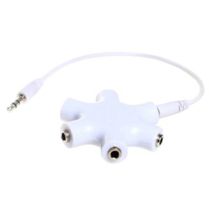 5 li Kulaklık Çoklayıcı Splitter 5 Port 3.5mm Çoklayıcı Kablo