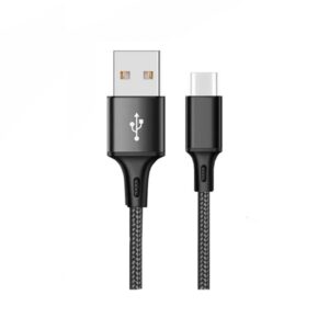 1m. Type C Hızlı Usb Şarj Data Kablo 2.4A Örgülü Type-C Hızlı Şarz