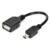 Tabletler için 5 Pin Mini USB OTG Data kablosu