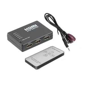 HDMI Çoklayıcı 5 Port 1080P HDMI Switch Splitter - Kumandalı