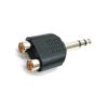 2 RCA Dişi - 6.3mm STEREO Jak Çevirici Erkek Fiş çivi dönüştürücü
