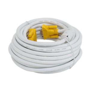 10m Vga Kablo Beyaz Full HD 1080P 10 metre vga Kablo