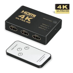 3 Port Hdmi Switch - 4K - Kumandalı - ULTRA HD