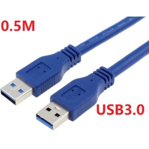 Usb 3.0 Erkek Erkek Usb Uzatma Kablo Bağlantı Kablo 50 cm