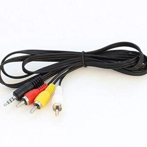 3.5mm Stereo To 3 Rca Dişi Tos Ses Kablosu 3 rca kablo 1 metre