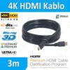 4K 3D Ultra HD 3 Metre Ethernet Hdmi Kablo Altın Uçlu Hdmi Kablo
