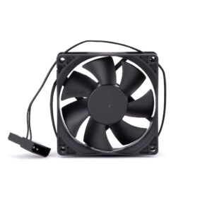 DC 12V 4 Pinli 80x80mm 8cm Kare Kasa Fanı Sleeve Bearing Fan