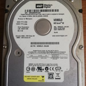 ARIZALI WD800JD 80 GB SATA HDD ARIZALI HARD Disk