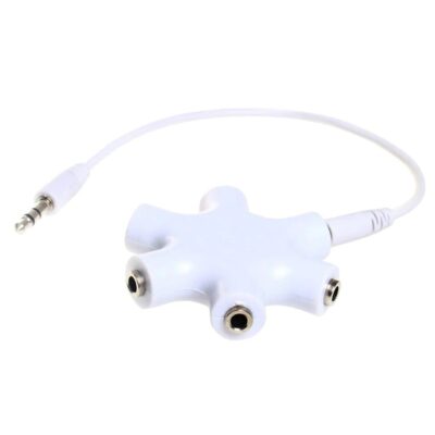 5 li Kulaklık Çoklayıcı Splitter 5 Port 3.5mm Çoklayıcı Kablo  