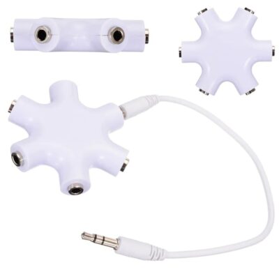 5 li Kulaklık Çoklayıcı Splitter 5 Port 3.5mm Çoklayıcı Kablo  