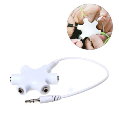 5 li Kulaklık Çoklayıcı Splitter 5 Port 3.5mm Çoklayıcı Kablo  