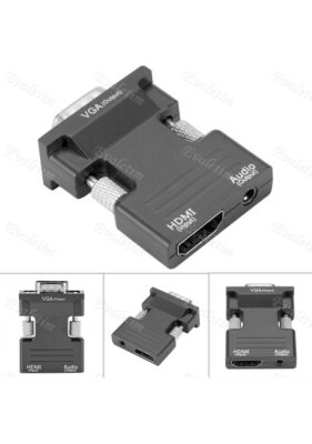 Ses Destekli Hdmı To Vga Çevirici Dönüştürücü hdmi vga çevirici  