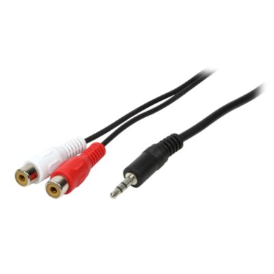 3.5Mm Stereo Erkek - 2 X Rca Dişi Kablo 5M 2 rca dişi aux kablo  