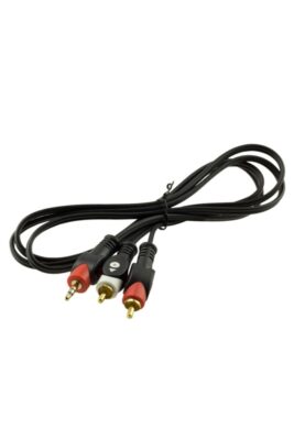 2 Rca Erkek + 3.5 mm Stereo Erkek 1.5 m Kablo  