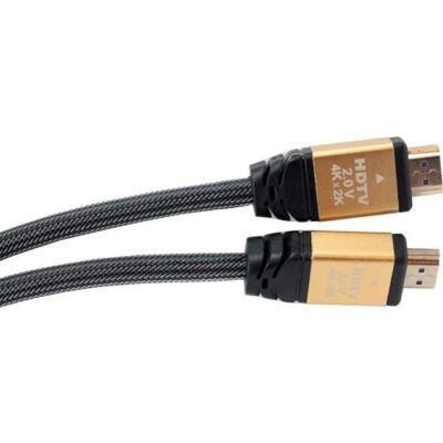 5m Hdmi Kablo Premium 4K HDMI 2.0 Kablo  60 HZ Altın Uçlu - 5 Metre  