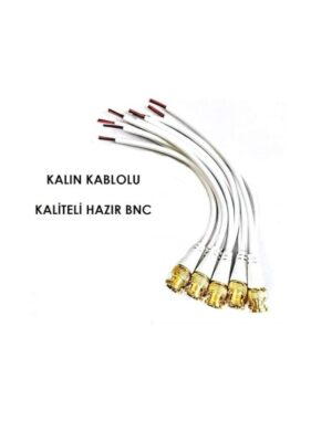 Kablolu Hazır Bnc Konnektör cctv konnektör  