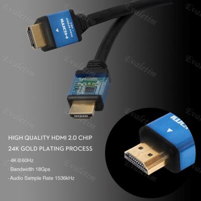 5m Hdmi 2.0 Kablosu 4K Uhd Hdmi Kablosu Lcd Laptop 5 Metre Hdmi Kablo
