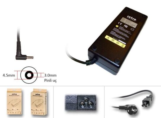 Dell 130W Pinli Uç 4.5mm Notebook Adaptör RNA-DL09  