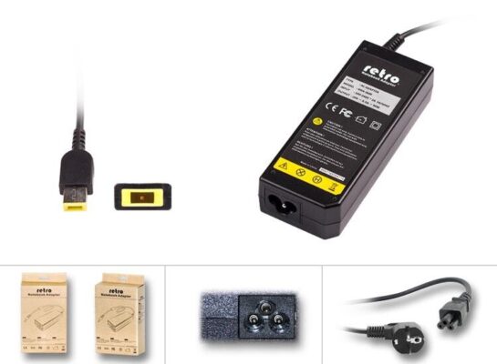 Lenovo 90W Dikdörtgen Pinli Uç (Usb Tip) Notebook Adaptör RNA-IB08  