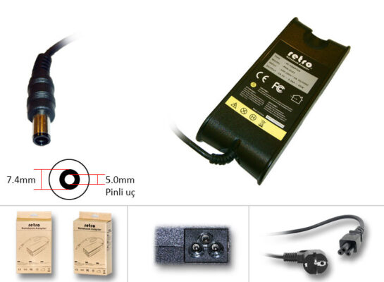 Dell 65W Pinli Uç Notebook Adaptör RNA-DL02  